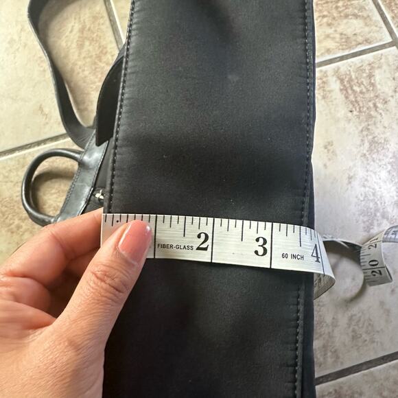 Cole Haan Mini Backpack With Hidden Back Zipper Pocket Nylon Leather‎ Trim - Picture 11 of 11